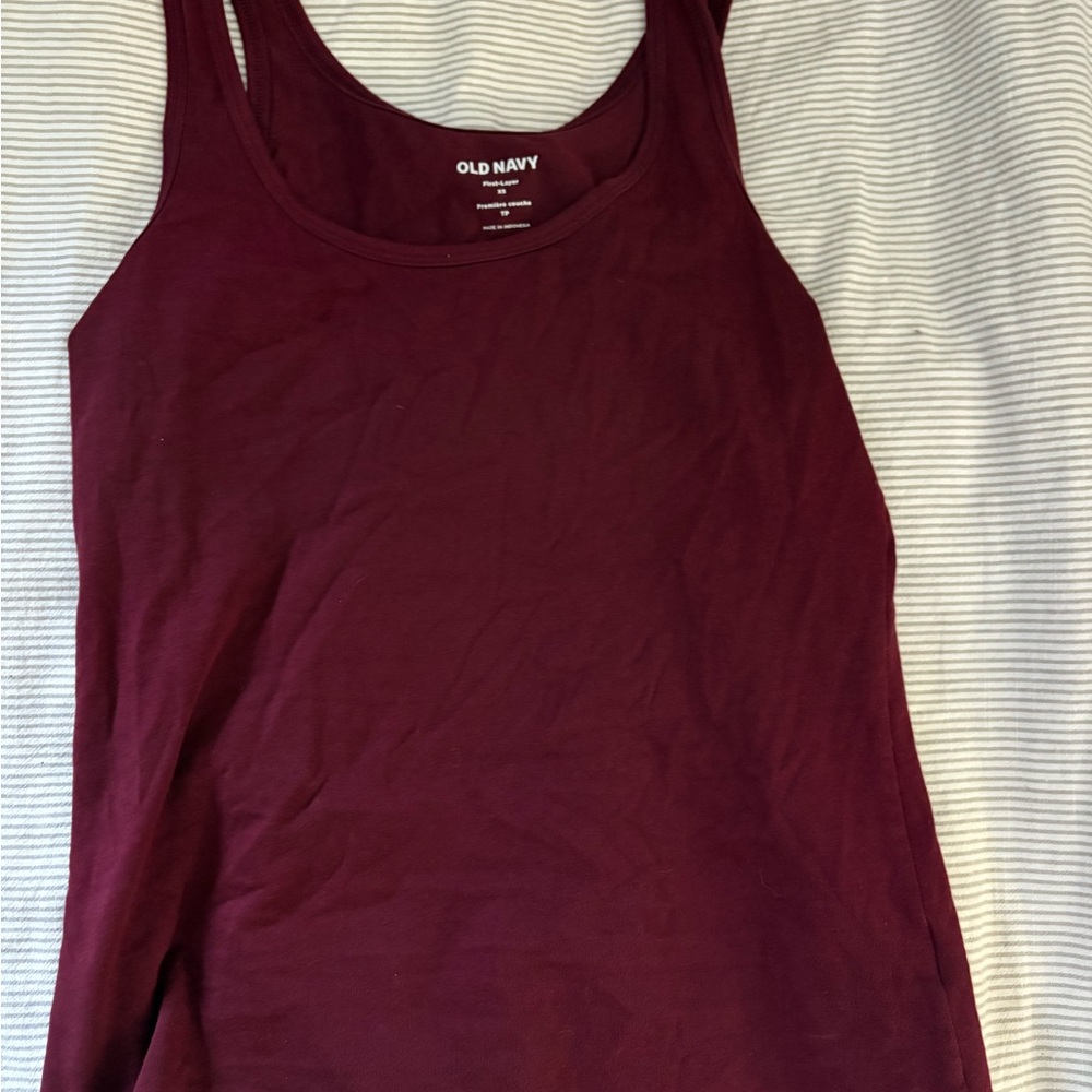 Old Navy Women's Deep Red Tank Top